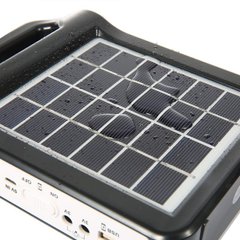 Фонарь-Power Bank EP-036 радио-блютуз с солнечной панелью (2400mAh)