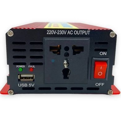 Инвертор 1500W 12 V-220 V автомобильный преобразователь тока с USB