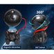 Проектор звездного неба, ночник лазерный на пульту BLACK Astro Star Mini - Космонавт (Cветильник LED ночник)