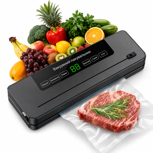 Вакууматор кухонный FreshSeal для продуктов мяса рыбы овощей заморозки и хранения 220В