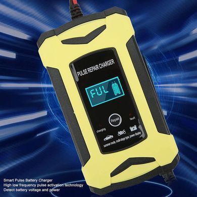 Зарядное устройство для аккумулятора 12V/6A с дисплеем
