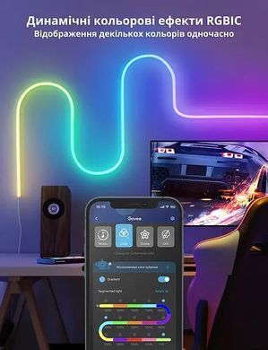Умная неоновая лента SmartNeon RGB 3 м гибкая 16 млн цветов 200 режимов пульт и приложение USB