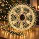 Гирлянда &laquo;Мишура&raquo; LumiFir 50 м, 1500 LED, тёплый свет, зелёная проволока, 220 В, с пультом