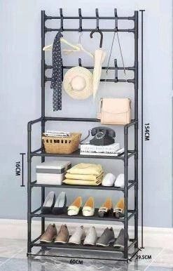 Универсальная вешалка для одежды New simple floor clothes rack 60х26х155 см