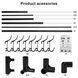Универсальная вешалка для одежды New simple floor clothes rack 60х26х155 см