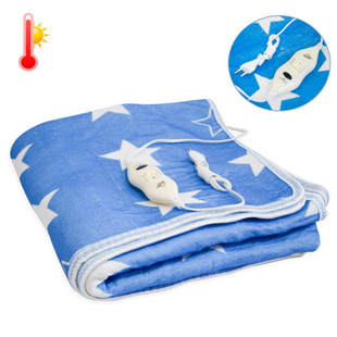 Электропростынь 150*120 см, термопростынь Electric Blanket - звезды