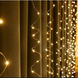 Led гирлянда "Капля росы" Штора. 2*3М, 240Led, USB, с пультом, теплый белый