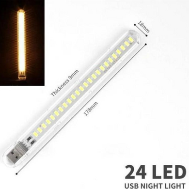 Світлодіодний ліхтарик USB лампа 24LED