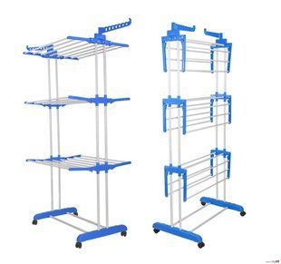 Сушилка для белья Garment Rack With Wheels 3 яруса