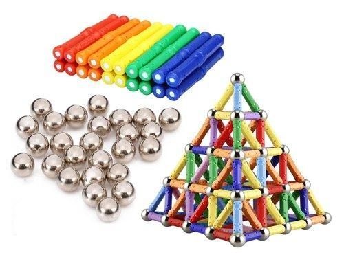 Магнитный конструктор Magnetic палочки и кружочки. Конструктор от 43 до 91 деталей