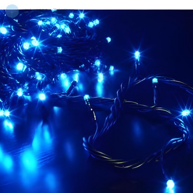 Гирлянда RD-7061 100LED УЛИЦА Провод-Чёрный, Цвет ламп-Синий