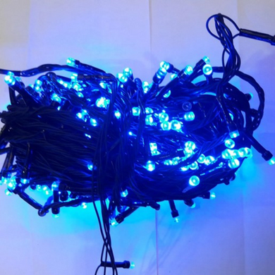 Гирлянда RD-7061 100LED УЛИЦА Провод-Чёрный, Цвет ламп-Синий