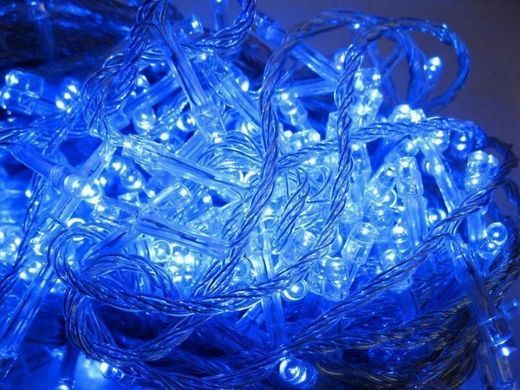Гірлянда RD-7052 100LED ВУЛИЦЯ, білий провід, синє світіння