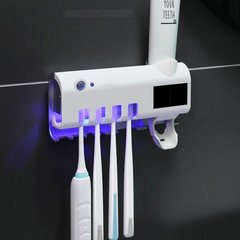 Диспенсер для зубной пасты и щеток автоматический Toothbrush sterilizer W-020 , УФ-стерилизатор