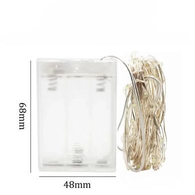 Гирлянда Роса на батарейках RD-302 100 LED 3 м Микс RGB