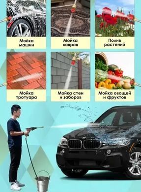 Аккумуляторная мойка высокого давления для автомобиля, 2 аккумулятора, 48V