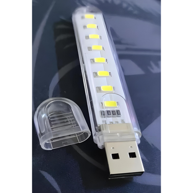 Светодиодный фонарик usb лампа 8LED