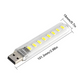 Светодиодный фонарик usb лампа 8LED