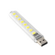 Светодиодный фонарик usb лампа 8LED