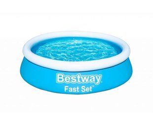 Надувной круглый баcсейн для детей BestWay 57392 Fast Set