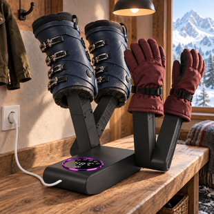 Электрическая сушилка для обуви AlpineDry Quad Pro на 2 пары, дисплей, таймер, 150 Вт