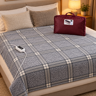 Электропростынь WarmRest Grand 130&times;170 см, 2 режима нагрева, с сумкой, Тёмно-серый
