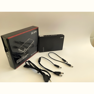 mini UPS, бесперебойное питание для роутера,12000/18w mah Black
