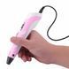 Ручка 3D детская Pen 2 с набором эко пластика 100 метров Розовый