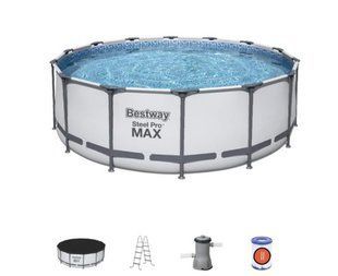 Большой Каркасный баcсейн Bestway 56438 Steel Pro MAX