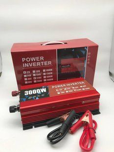 Автомобильный преобразователь напряжения инвертор POWER INVERTER с 12V на 220 AC/DC AR 3000W 3000 Ватт