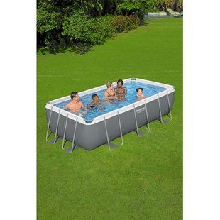 Большой Каркасный баcсейн Bestway 56441 Power Steel&trade; Rectangular Pool Set