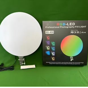 Светодиодная LED лампа Camera light GS-45 RGB для фото и видео съемки 3000-6500K