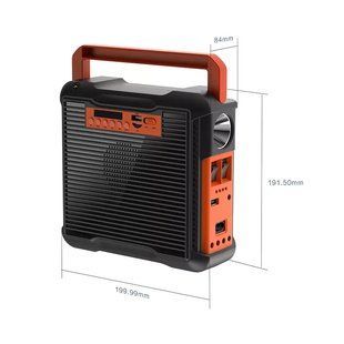 Фонарь-Power Bank EP-395 радио-блютуз с солнечной панелью 9V 3W+лампочки 3шт