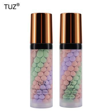 База под макияж для лица трехцветная TUZ