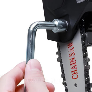 Акумуляторна ланцюгова міні-пилка сучкоріз для обрізання дерев Mini Electric Chainsaw Black 8" 1 АКБ