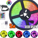 Светодиодная RGB-лента 3528, 5 м, с пультом &mdash; комплект