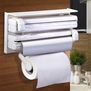 Кухонный держатель для фольги и бумаги Kitchen Roll Triple Paper Dispenser