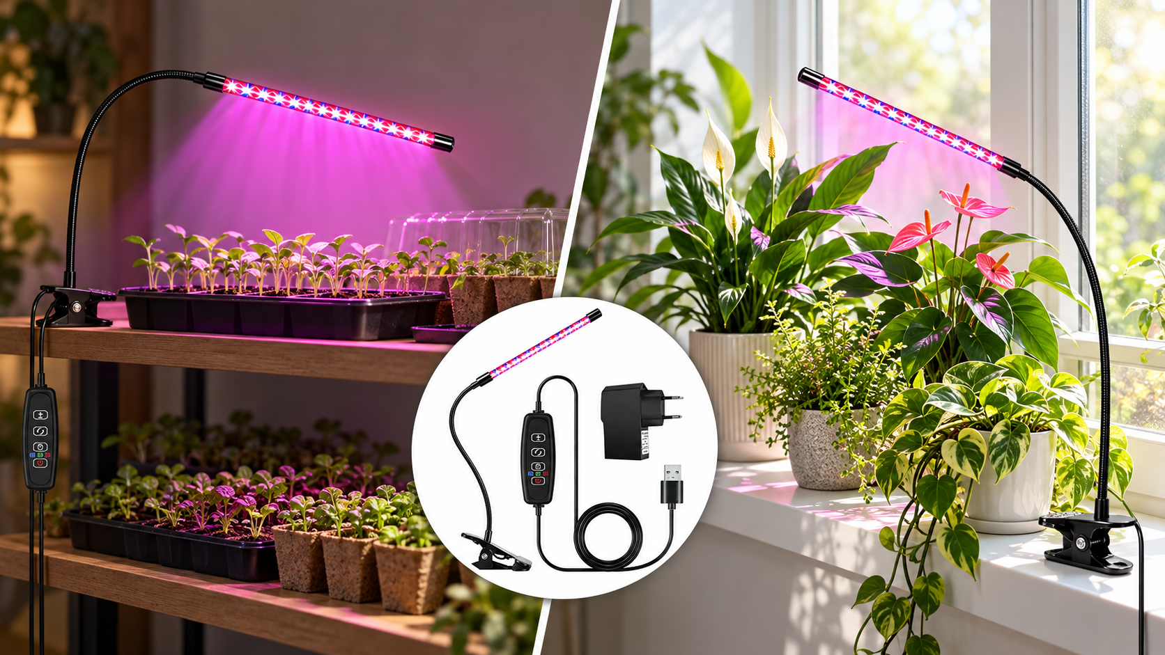 Фитолампа GrowLight Flex для растений и рассады